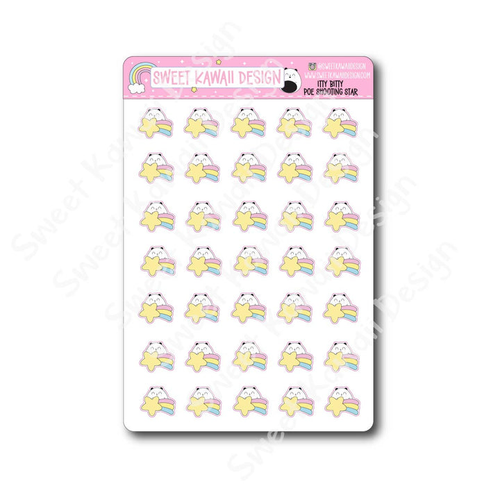 Kawaii Poe Stickers - Shooting Star