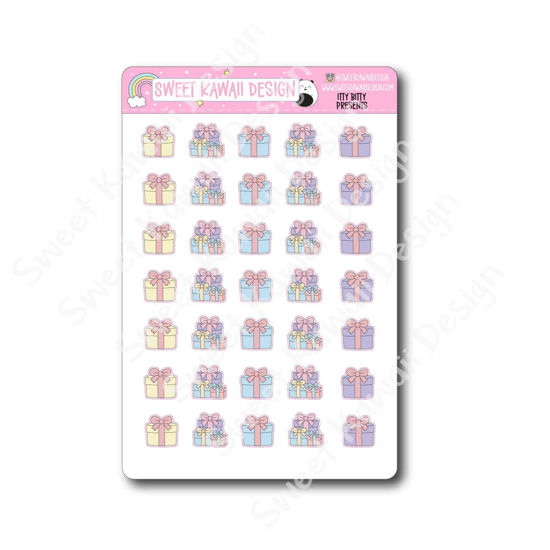 Kawaii Presents Stickers