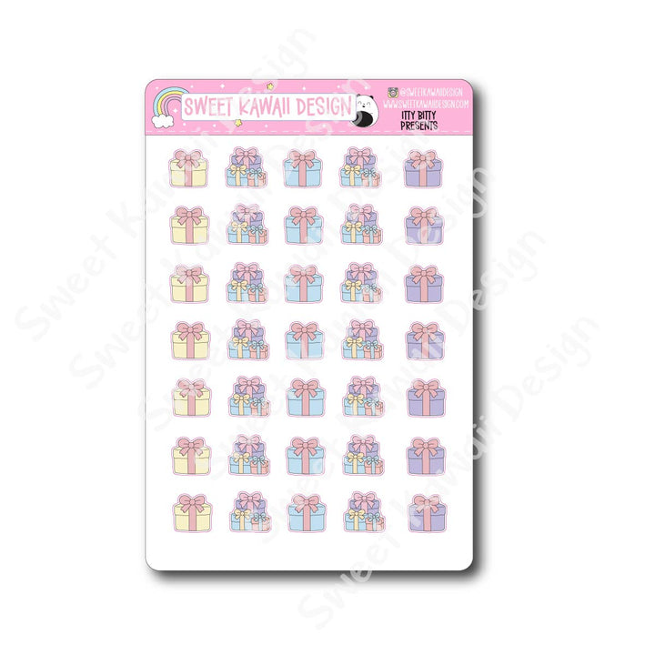 Kawaii Presents Stickers