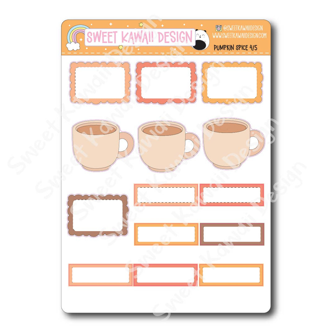 Weekly Kit - Pumpkin Spice 25 - SIZE OPTIONS AVAILABLE