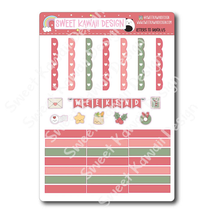 Weekly Kit - Letters to Santa - SIZE OPTIONS AVAILABLE