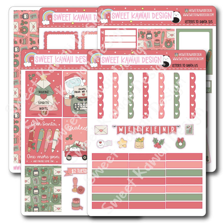 Weekly Kit - Letters to Santa - SIZE OPTIONS AVAILABLE