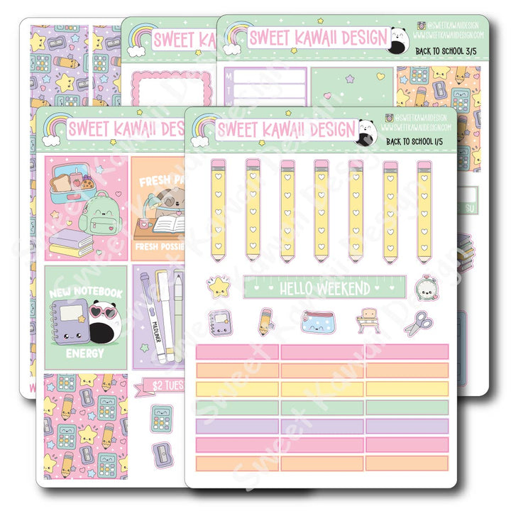 Weekly Kit - Back to School - SIZE OPTIONS AVAILABLE