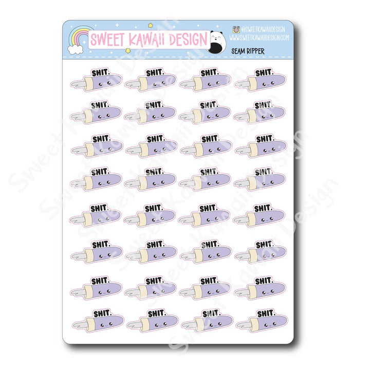 Kawaii Seam Ripper Stickers