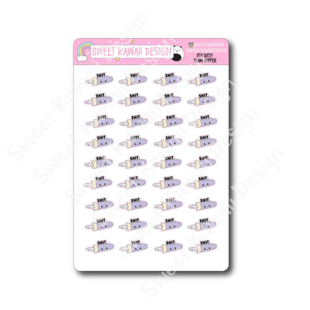 Kawaii Seam Ripper Stickers