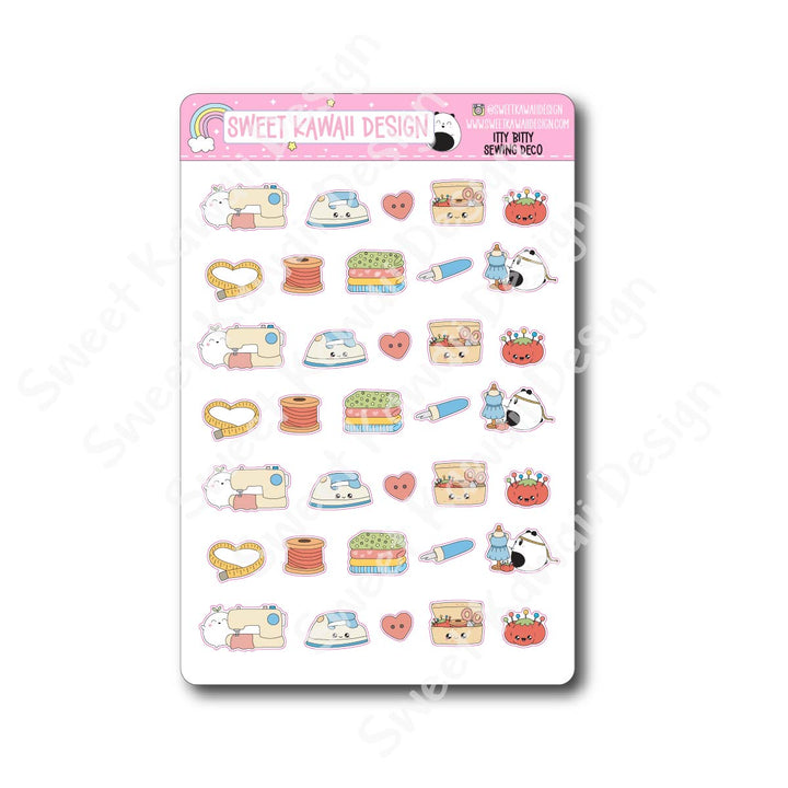 Kawaii Sewing Deco Stickers