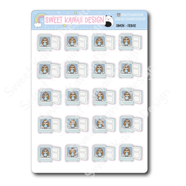 Kawaii Simon Stickers - Fridge