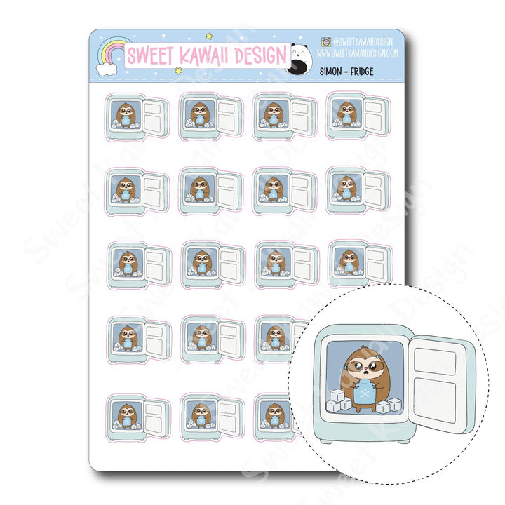 Kawaii Simon Stickers - Fridge