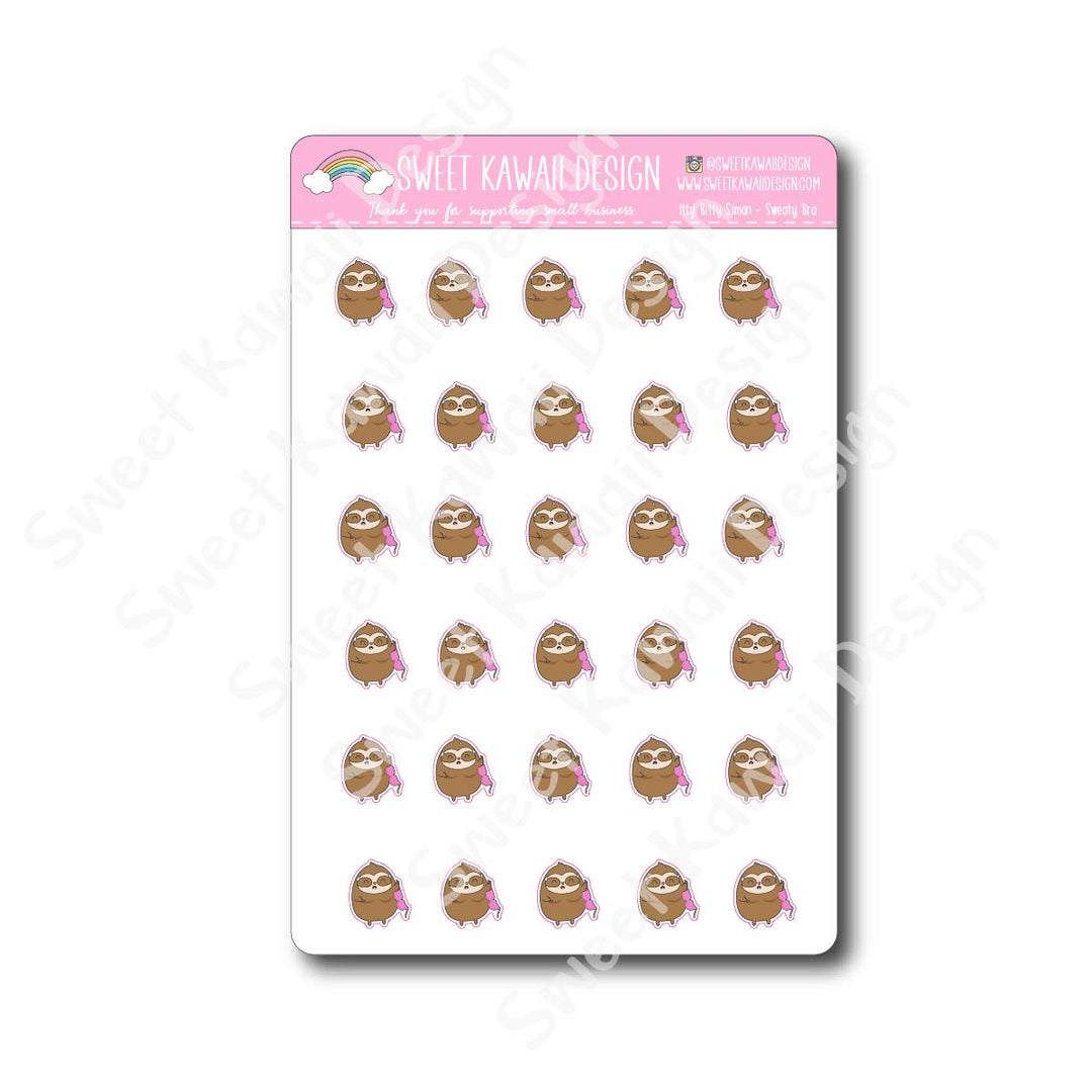 Kawaii Simon Stickers - Sweaty Bra