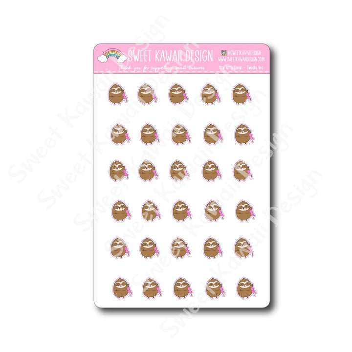 Kawaii Simon Stickers - Sweaty Bra