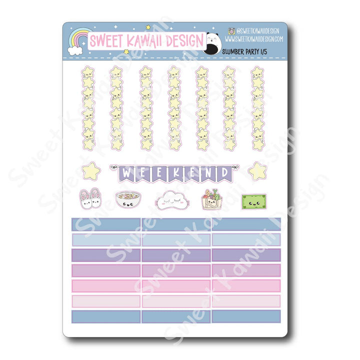 Weekly Kit - Slumber Party - SIZE OPTIONS AVAILABLE