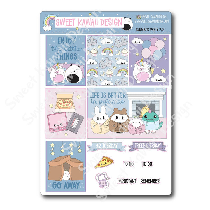 Weekly Kit - Slumber Party - SIZE OPTIONS AVAILABLE