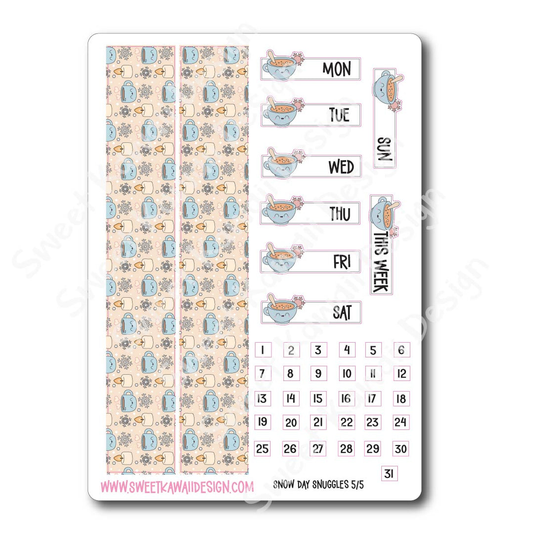 Weekly Kit - Snow Day Snuggles - SIZE OPTIONS AVAILABLE