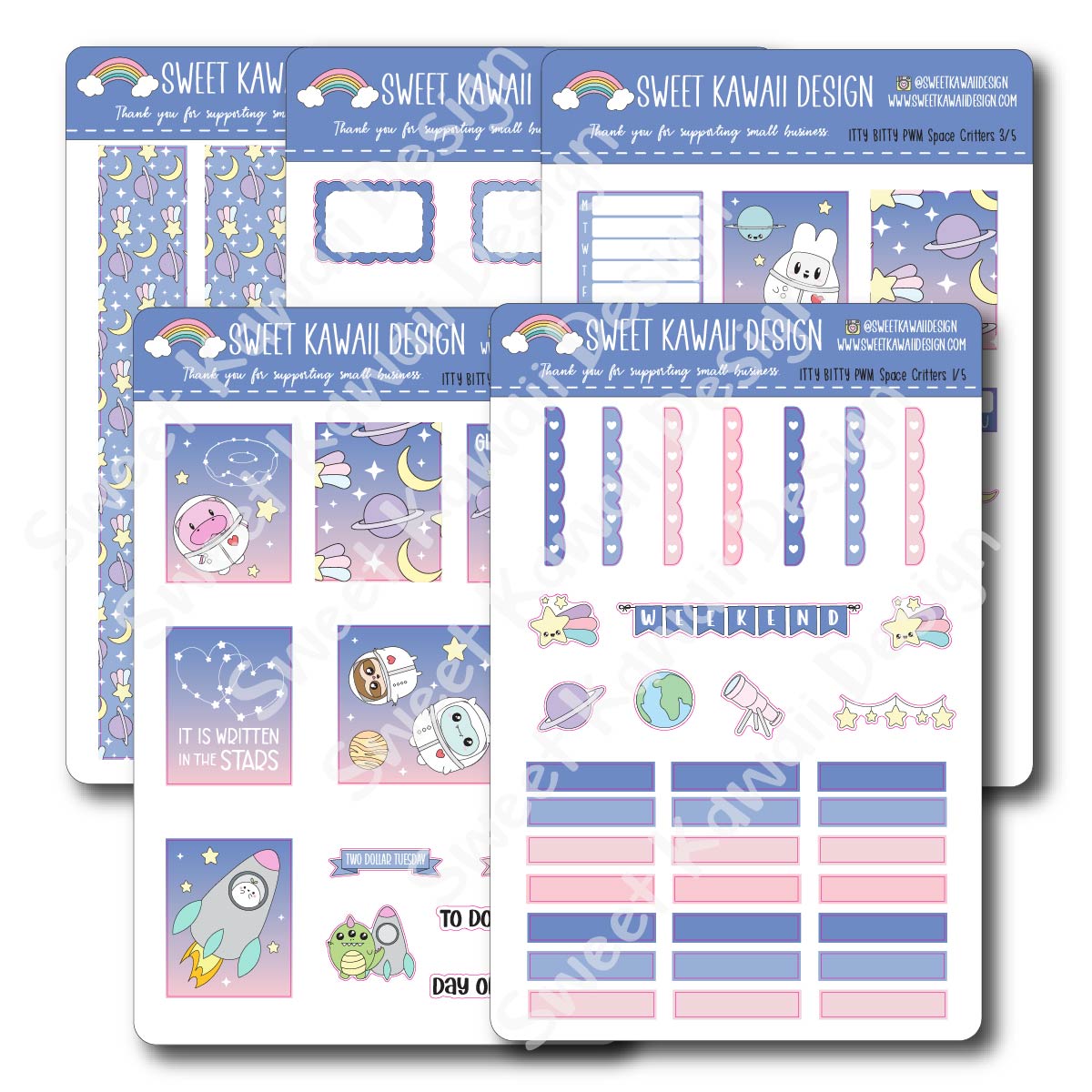 Weekly Kit  - Space Critters ITTY BITTY