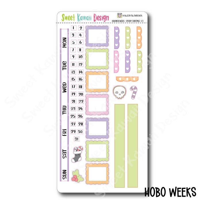 Weekly Kit  - Spooky Christmas - SIZE OPTIONS AVAILABLE