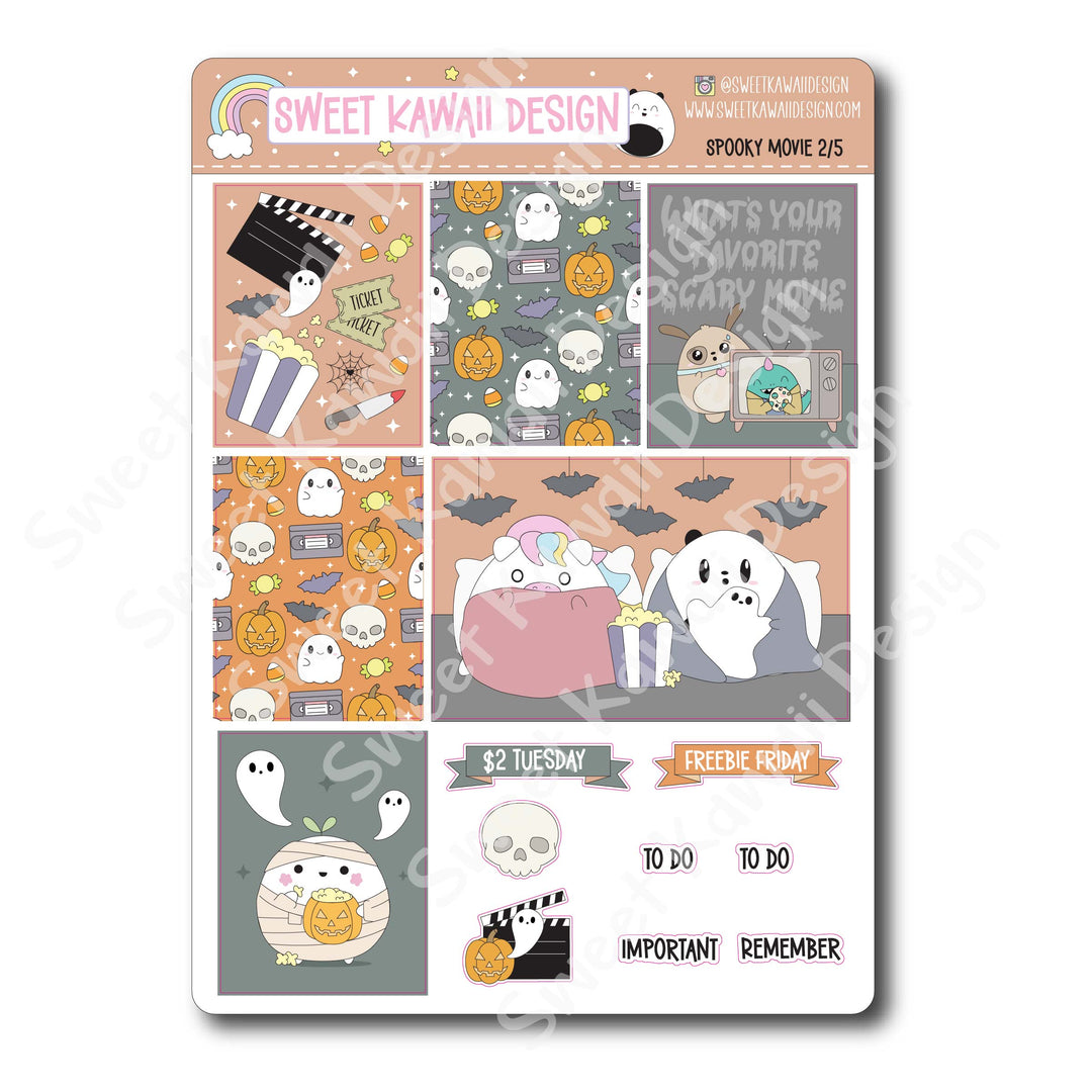 Weekly Kit - Spooky Movie - SIZE OPTIONS AVAILABLE