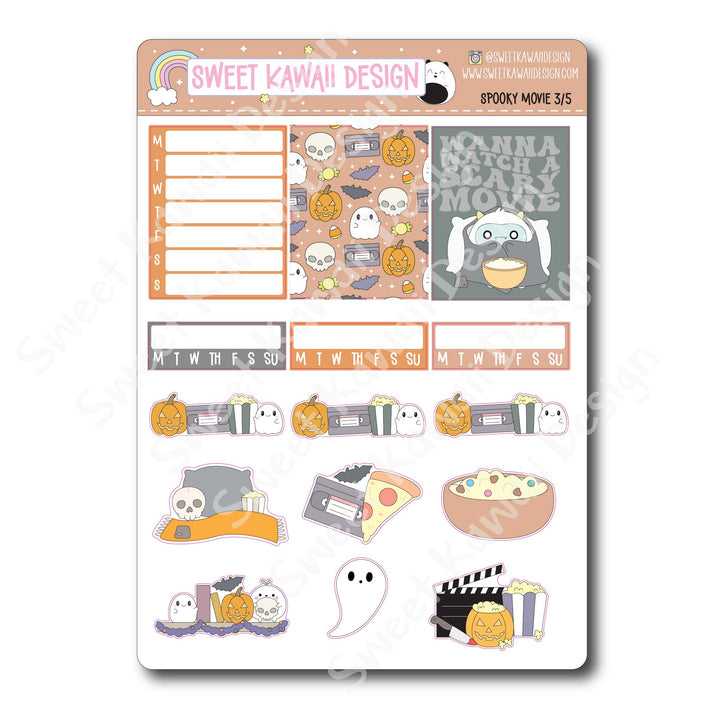 Weekly Kit - Spooky Movie - SIZE OPTIONS AVAILABLE