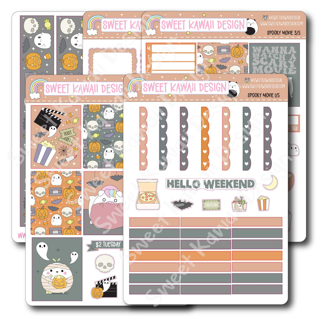 Weekly Kit - Spooky Movie - SIZE OPTIONS AVAILABLE
