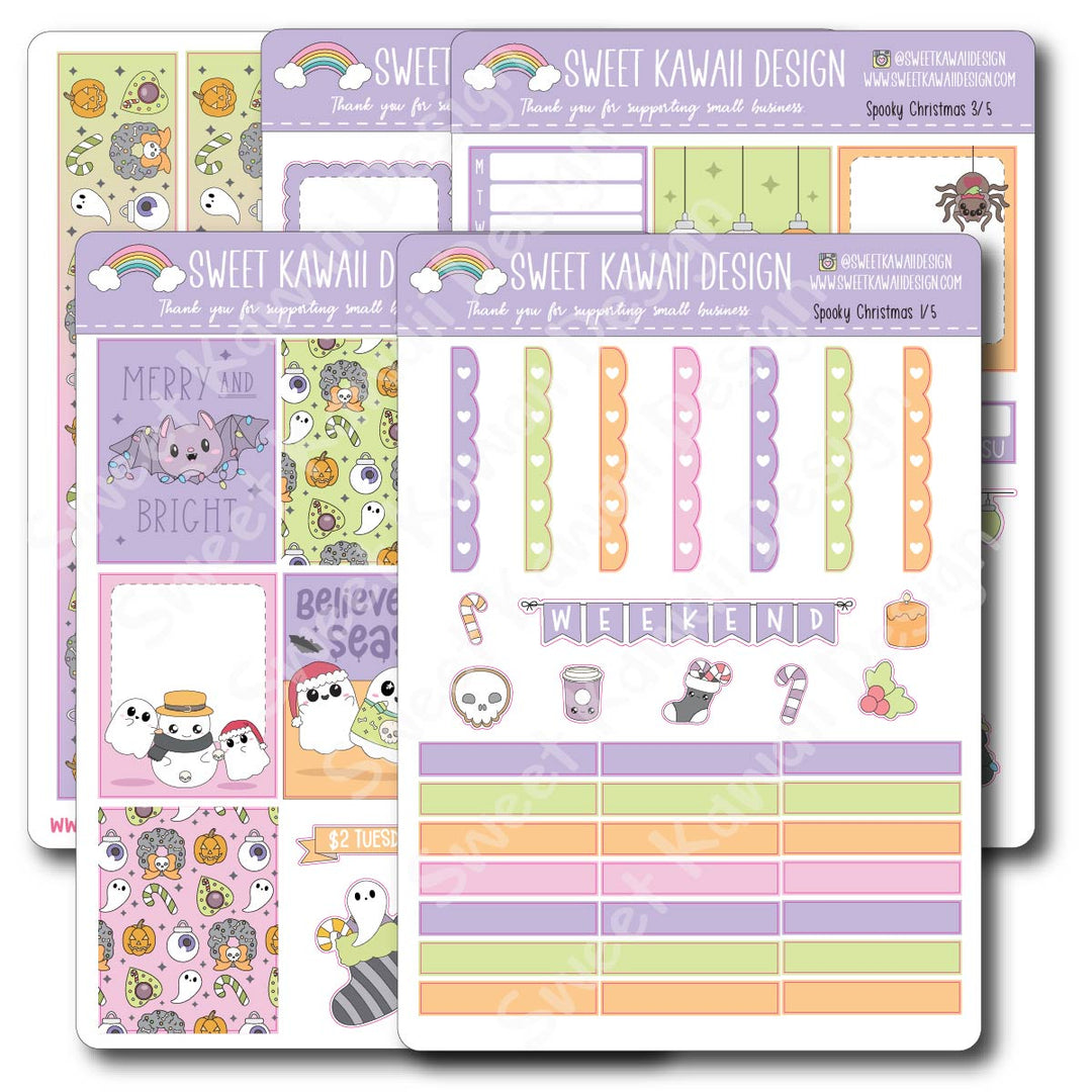 Weekly Kit  - Spooky Christmas - SIZE OPTIONS AVAILABLE