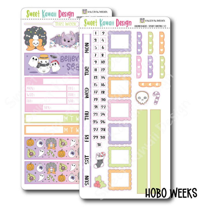 Weekly Kit  - Spooky Christmas - SIZE OPTIONS AVAILABLE