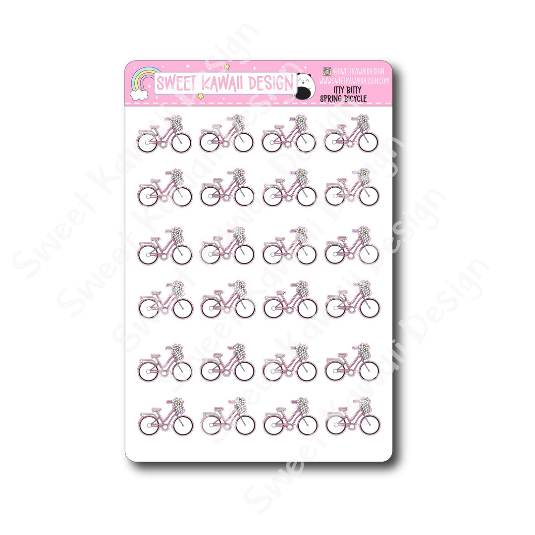 Kawaii Spring Bicycle Stickers