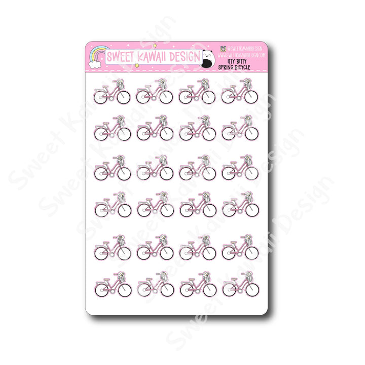 Kawaii Spring Bicycle Stickers