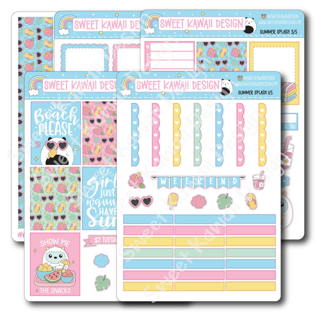 Weekly Kit - Summer Splash - SIZE OPTIONS AVAILABLE