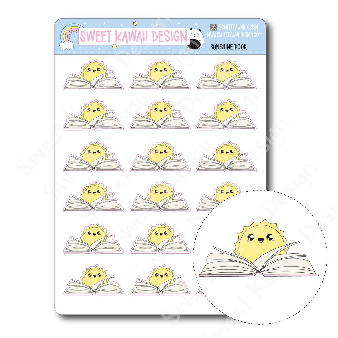 Kawaii Sunshine Book Stickers