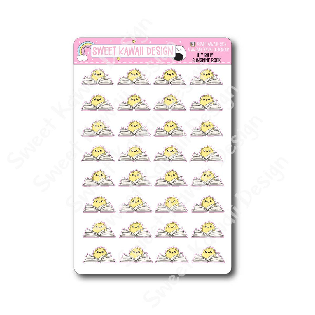 Kawaii Sunshine Book Stickers