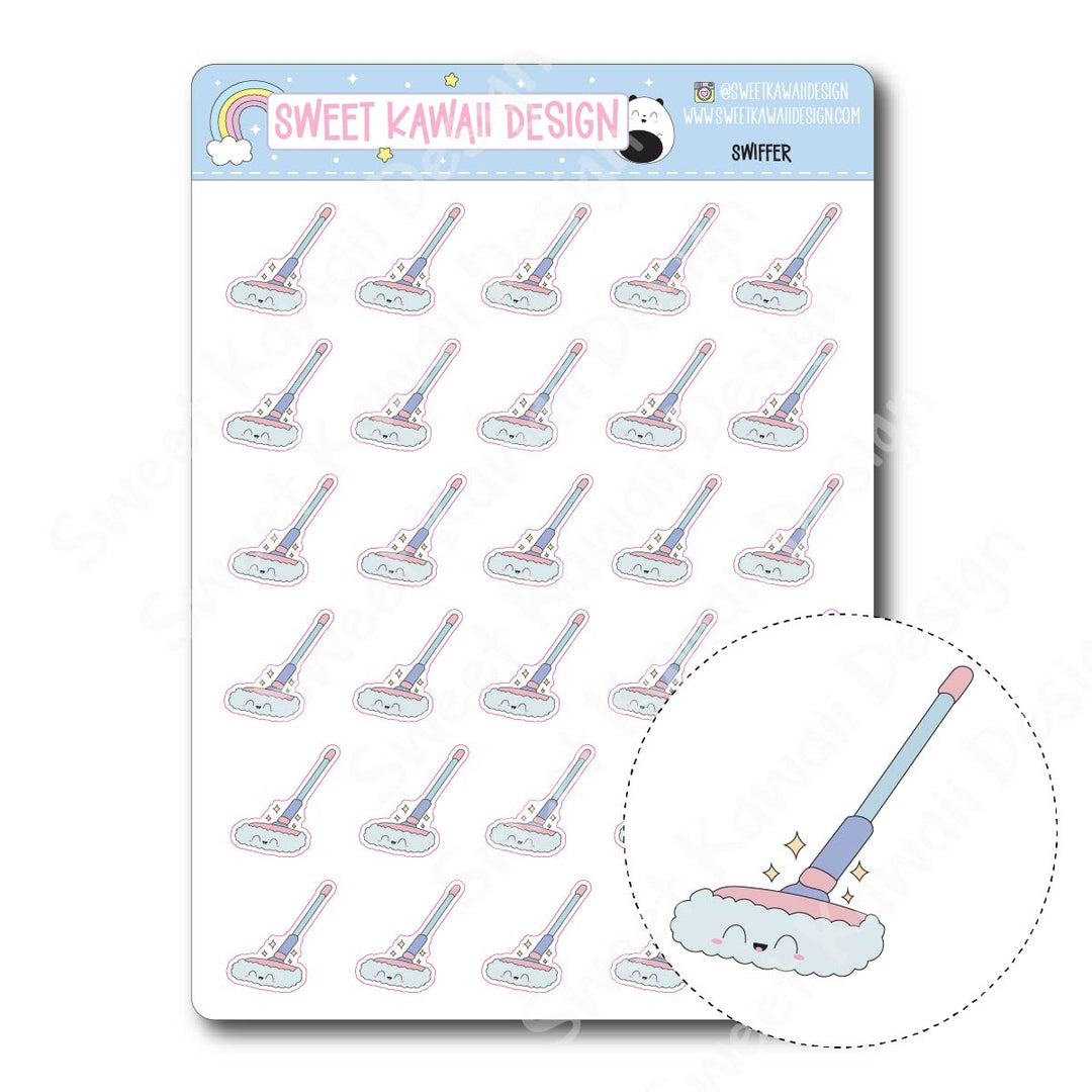 Kawaii Swiffer Stickers
