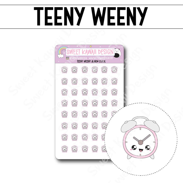 Teeny Weeny Alarm Clock Stickers