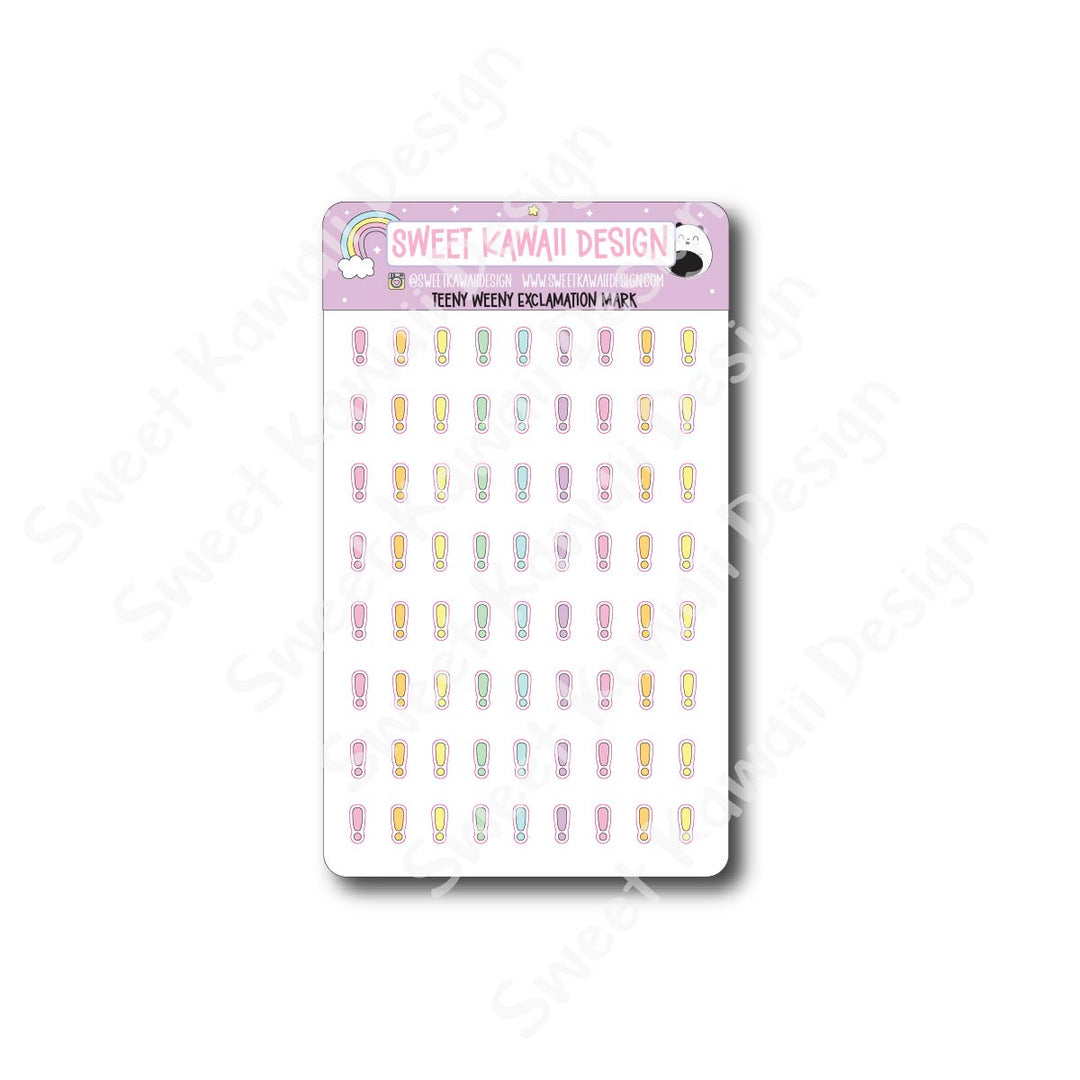 Teeny Weeny Exclamation Mark Stickers