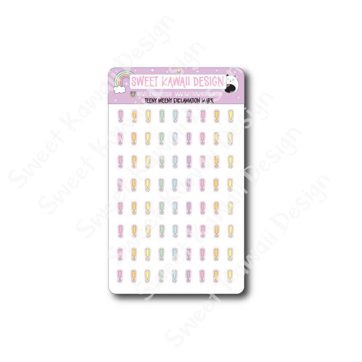 Teeny Weeny Exclamation Mark Stickers