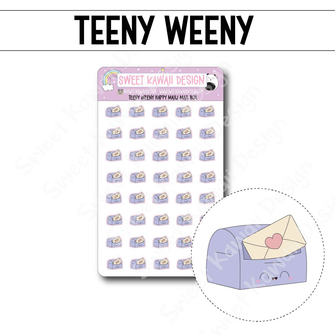 Teeny Weeny Happy Mail - Mail Box Stickers
