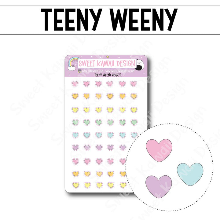 Teeny Weeny Heart Stickers