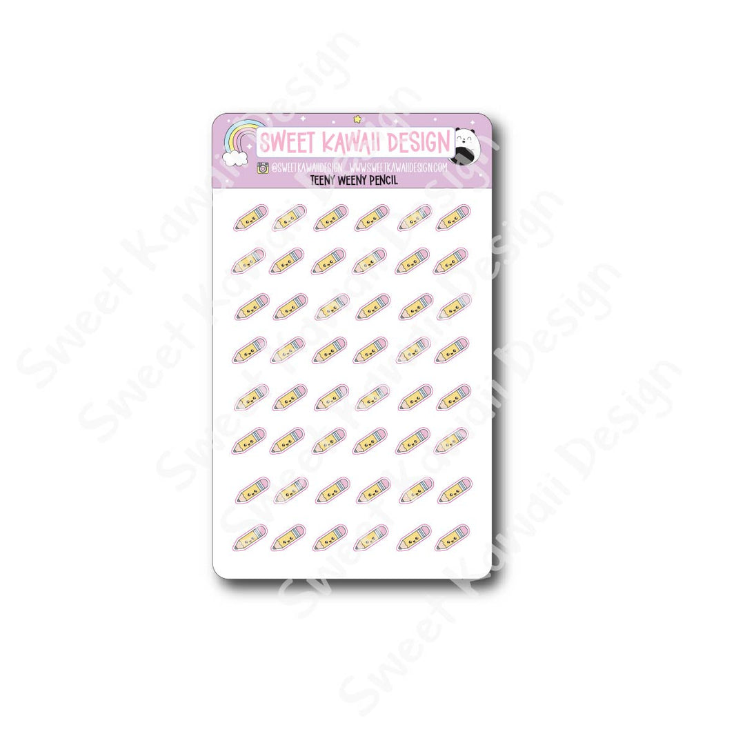 Teeny Weeny Pencil Stickers