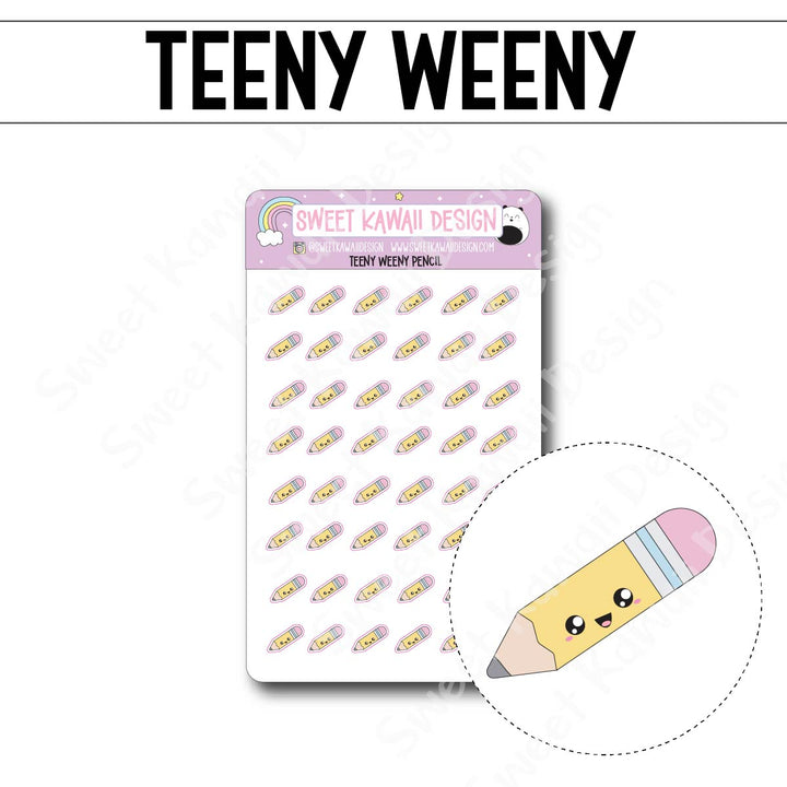 Teeny Weeny Pencil Stickers