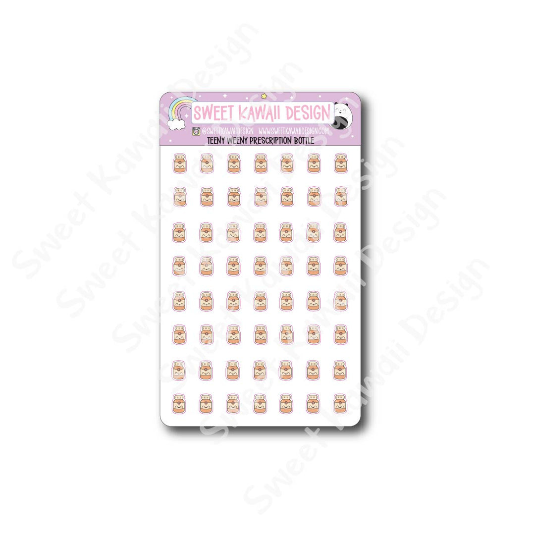 Teeny Weeny Prescription Bottle Stickers