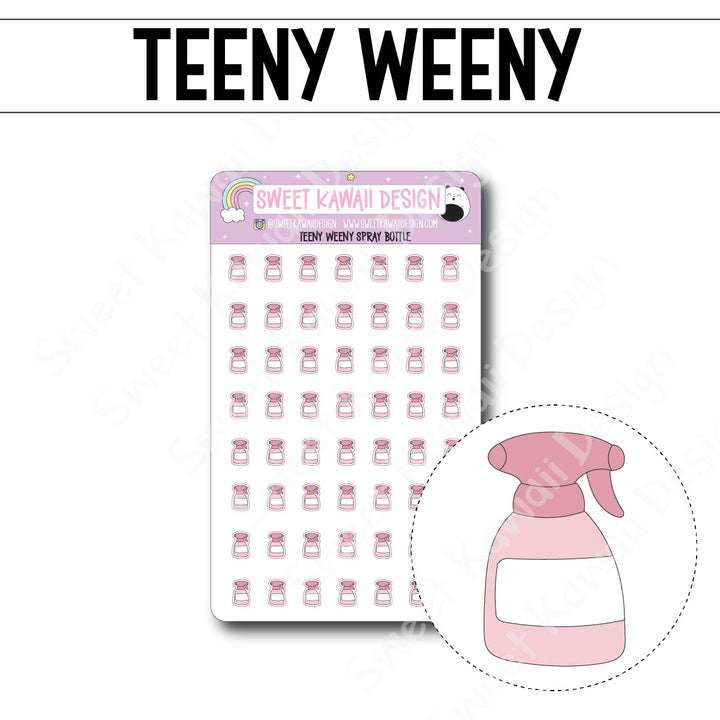 Teeny Weeny Spray Bottle Stickers