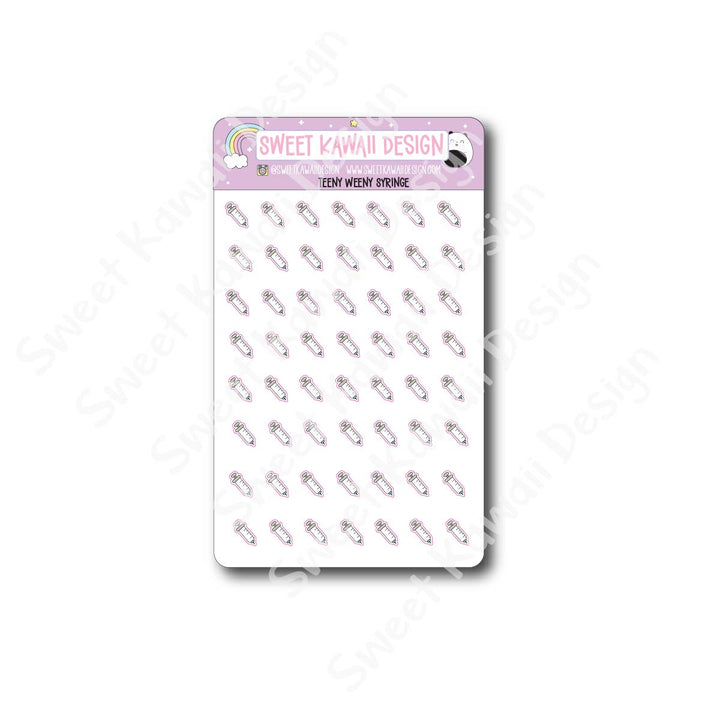 Teeny Weeny Syringe Stickers