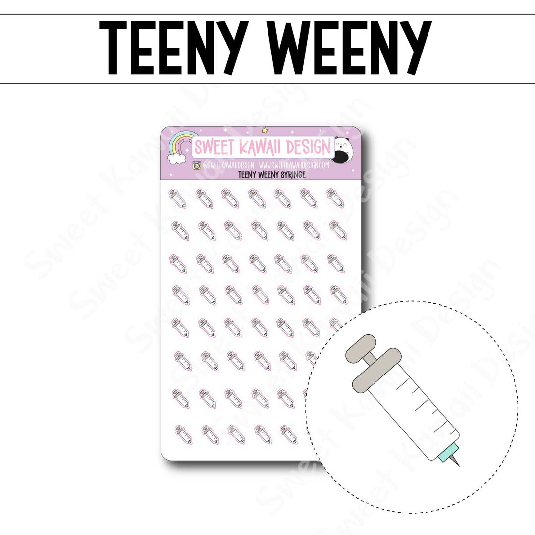 Teeny Weeny Syringe Stickers