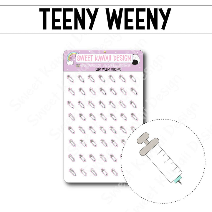 Teeny Weeny Syringe Stickers