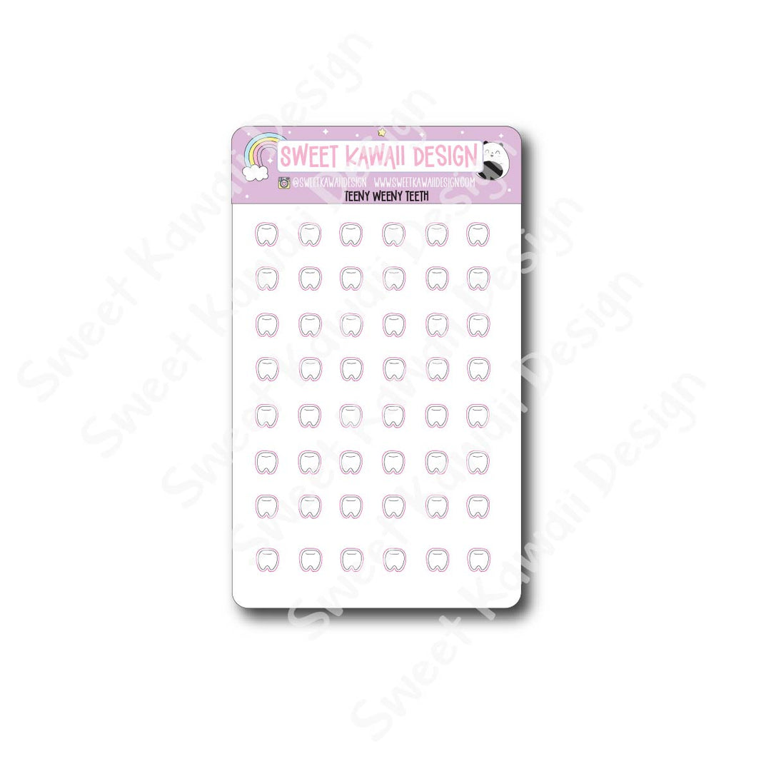 Teeny Weeny Teeth Stickers