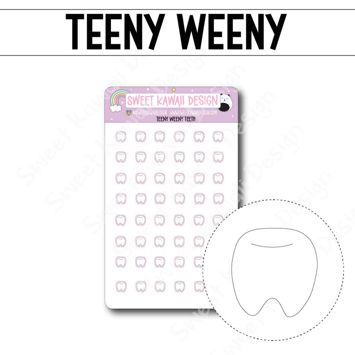 Teeny Weeny Teeth Stickers