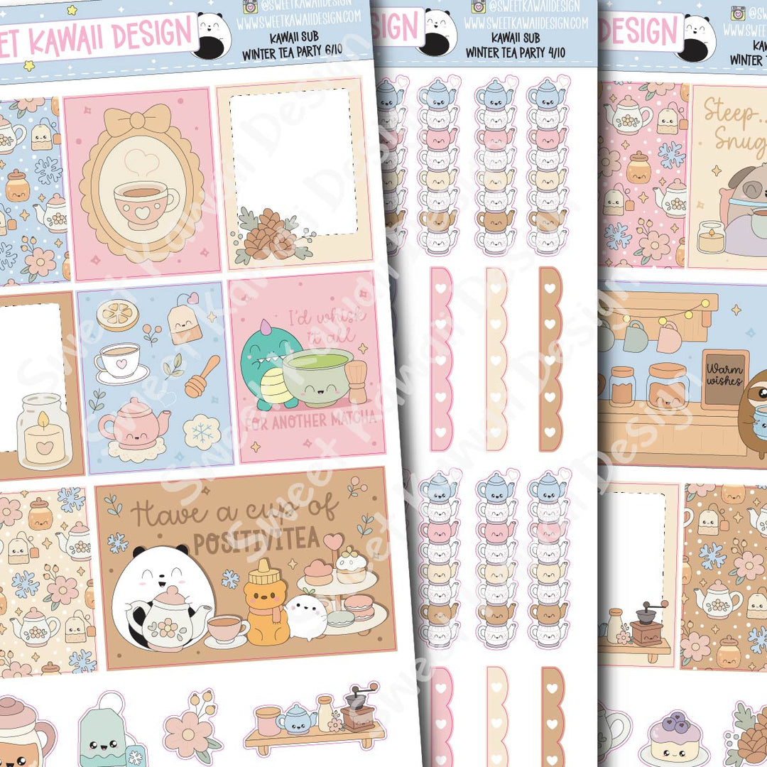Overstock Sale - Kawaii Sub Kit (Single Purchase) - Winter Tea Party