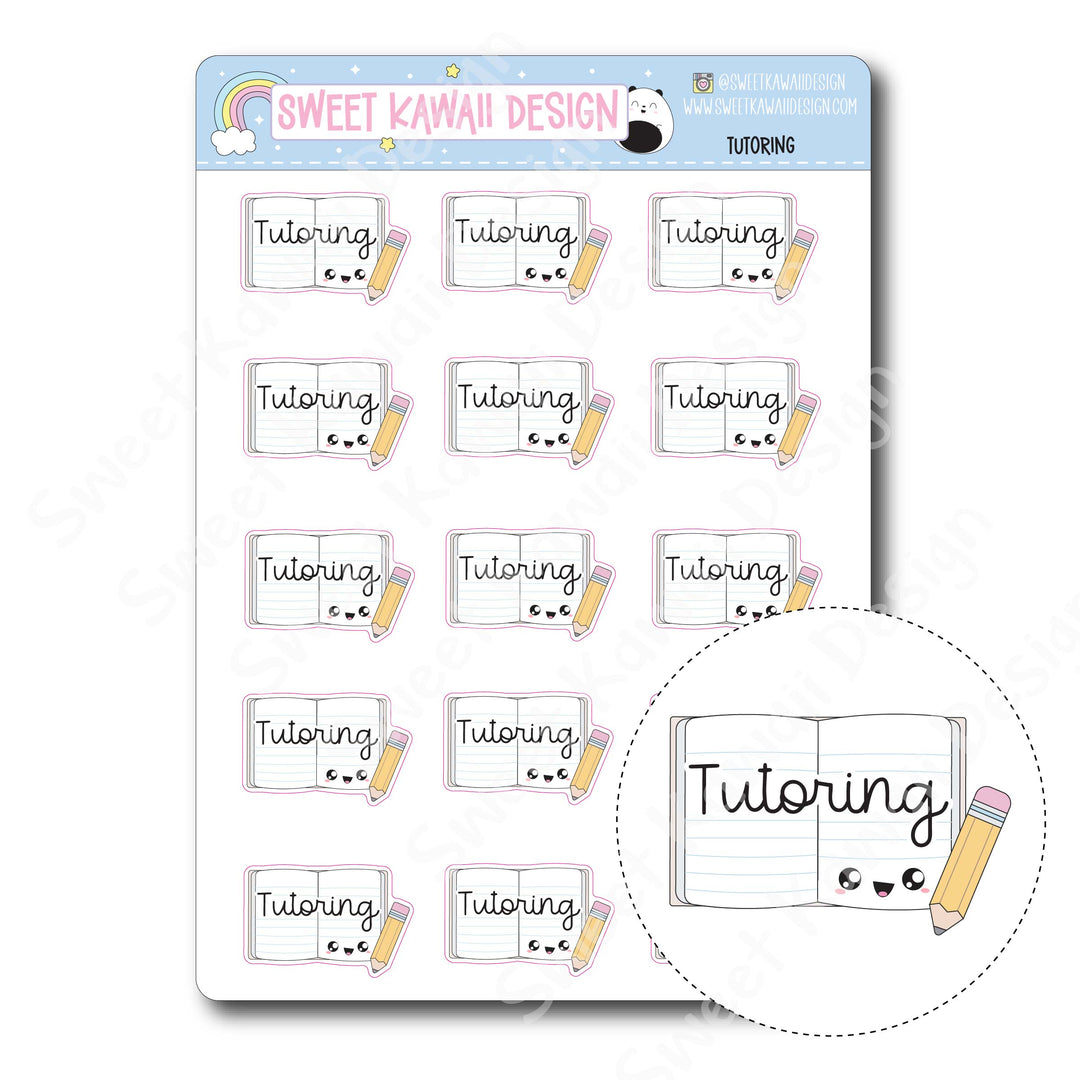 Kawaii Tutoring Stickers