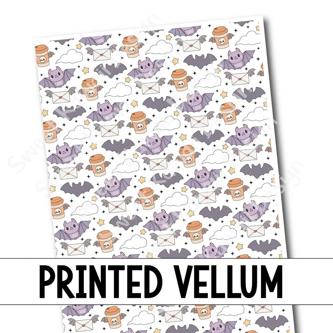Printed Vellum - Fricken Bats