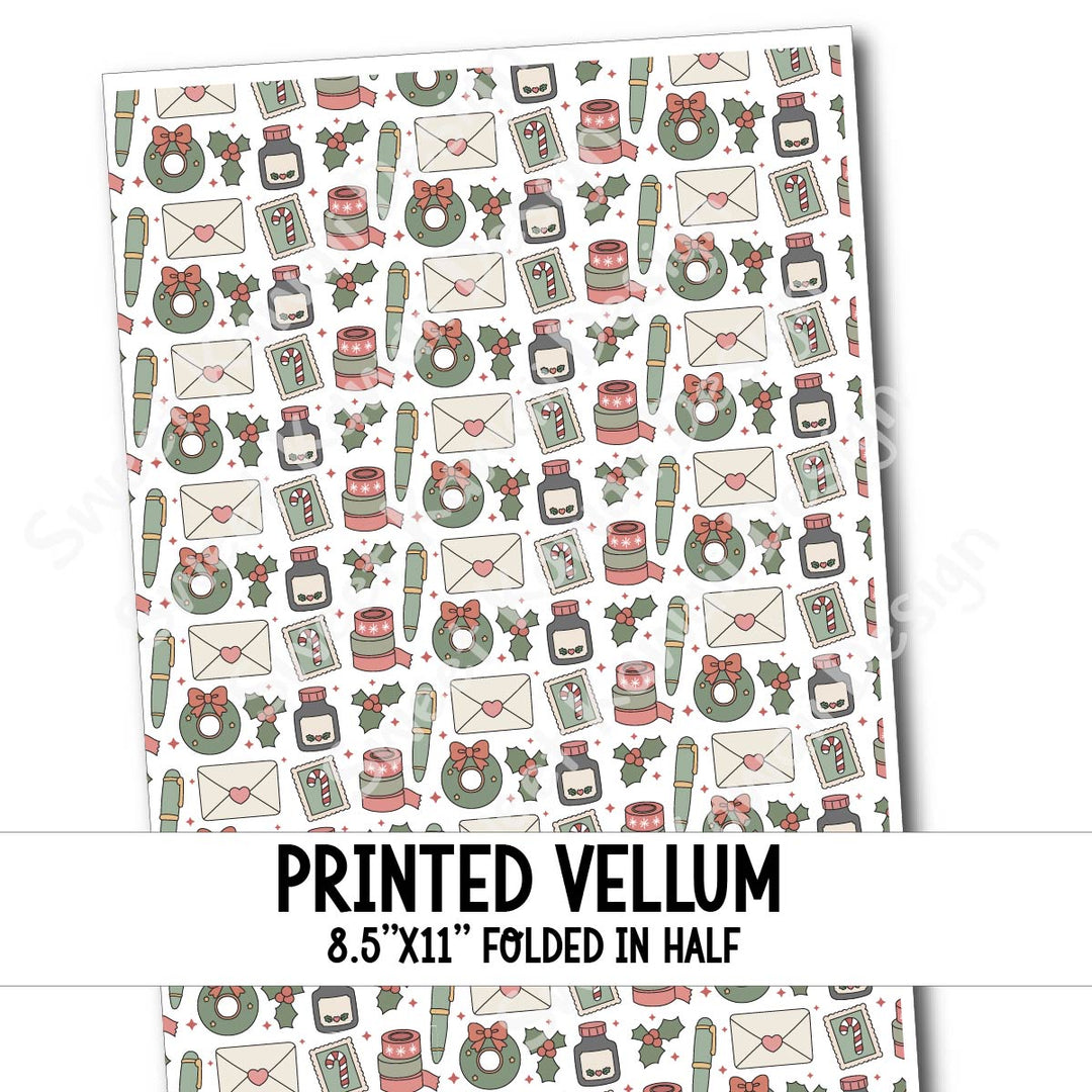 Printed Vellum - Letters to Santa