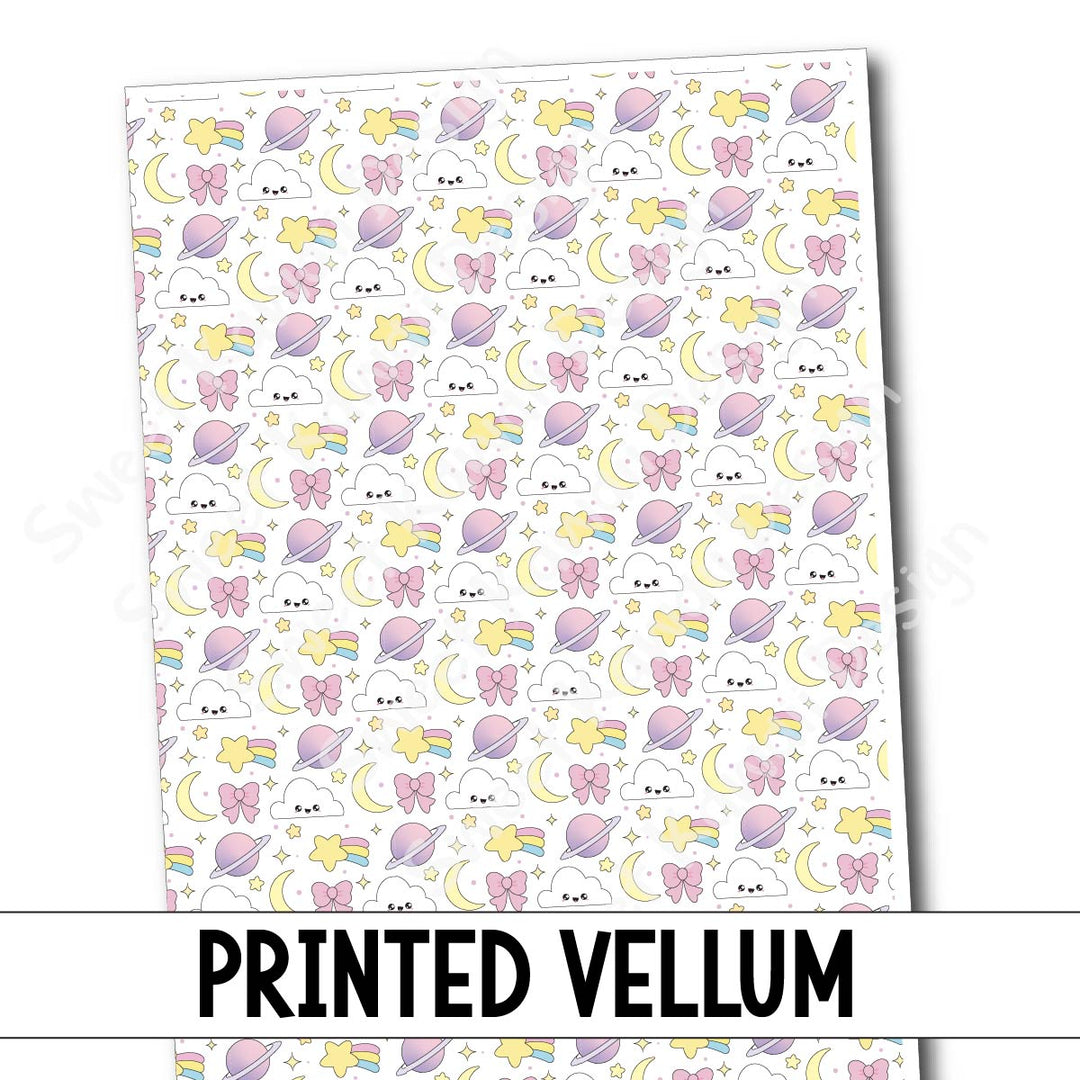 Printed Vellum - Cloudy With A Chance