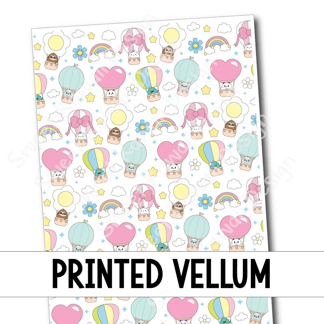Printed Vellum - Up and Away